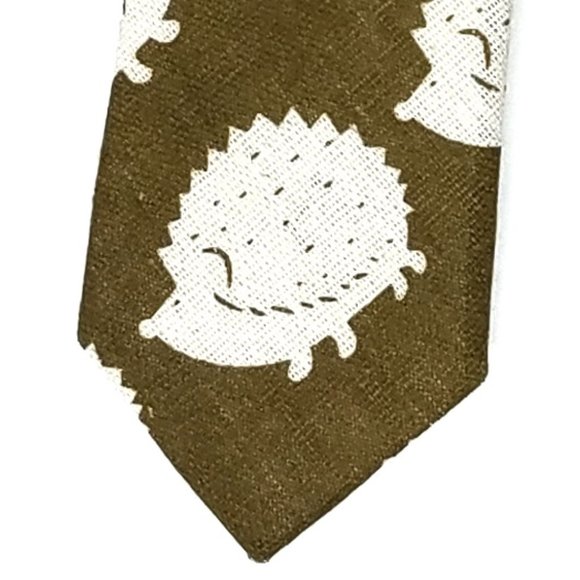 Necktie Hedgehog  Animal print Neck tie Adult - Picture 6 of 8